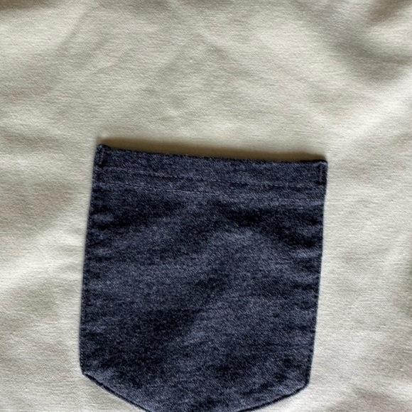 BYLT Mens Cream Drop Cut Short Sleeve Pocket Shirt Size L Stretch Classic Gym - Picture 2 of 8